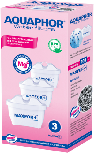 שלישיית פילטרים MAXFOR לקנקני מים AQUAPHOR   