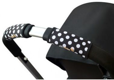 ריפודית Citygrips לעגלת תינוק (ידית שלמה) - שחור נקודות