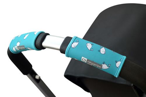 ריפודית Citygrips לעגלת תינוק (ידית שלמה) - טורקיז לוויתנים