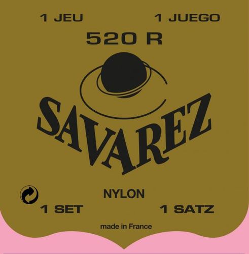 סט מיתרים לגיטרה קלאסית SAVAREZ 520R