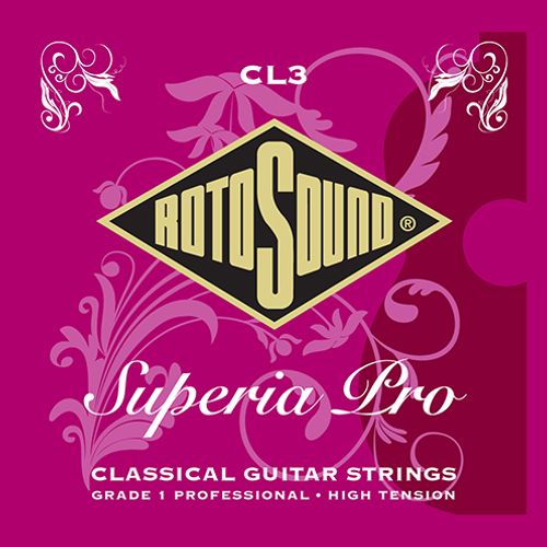 סט מיתרים לגיטרה קלאסית Rotosound Superia Classical Pro High Tension CL3
