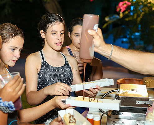 שולחן וופל בלגי