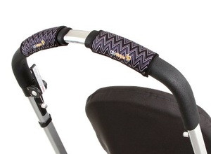 ריפודית Citygrips לעגלת תינוק (ידית שלמה) - זיג זג שחור/לבן