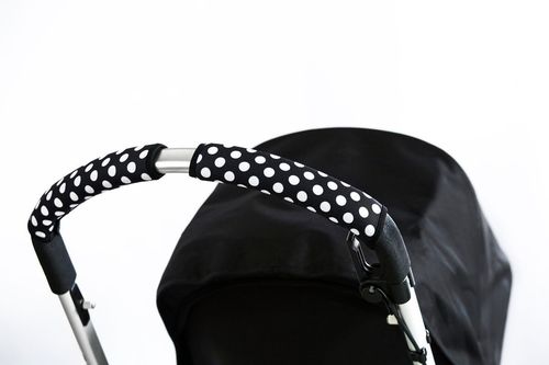 ריפודית XL Citygrips לעגלת תינוק (ידית שלמה) - שחור נקודות לבנות