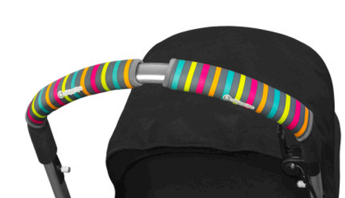 ריפודית XL Citygrips לעגלת תינוק (ידית שלמה) - שחור נקודות לבנות
