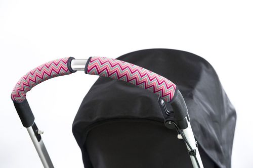 ריפודית XL Citygrips לעגלת תינוק (ידית שלמה) - זיג זג ורוד