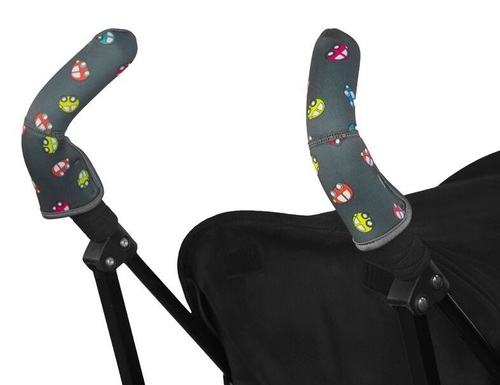 ריפודית Citygrips לידיות עגלת תינוק (זוג ידיות) - אפור מכוניות