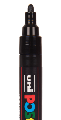 טוש אקרילי פוסקה POSCA PC- 5M (מגוון צבעים)
