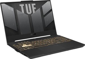 מחשב נייד ASUS TUF DASH F15 I7-12700H/512GB/16GBDDR5/15.6"/3060-6GB/FD/GREY/2KG/1Y FX507ZM-HN043