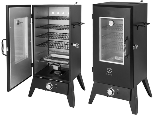 מעשנה על גז חלון גדולה SMOKY G-L 33052