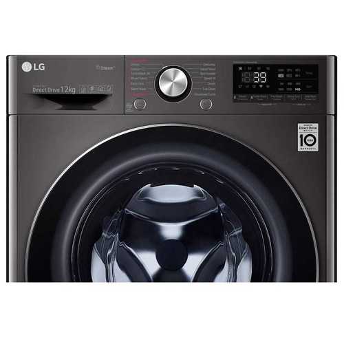 מכונת כביסה נירוסטה  LG 12KG דגם F1612SBS    