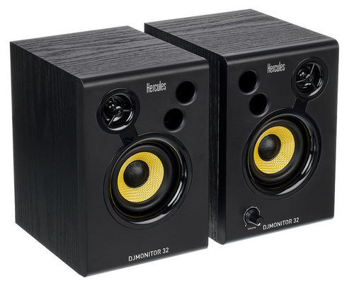זוג מוניטורים 3 אינץ'  DJ Monitor 32 שולחנים לתקליטנים  Hercules DJ