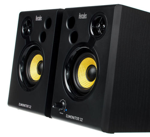 זוג מוניטורים 3 אינץ'  DJ Monitor 32 שולחנים לתקליטנים  Hercules DJ