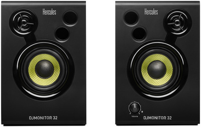 זוג מוניטורים 3 אינץ'  DJ Monitor 32 שולחנים לתקליטנים  Hercules DJ