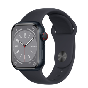 שעון Apple Watch Series 8 MNHV3HB/A GPS + Cellular 41mm שחור