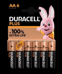סוללות דורסל DURACELL Plus AA