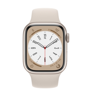 שעון Apple Watch Series 8 MNHY3HB/A GPS + Cellular 41mm לבן