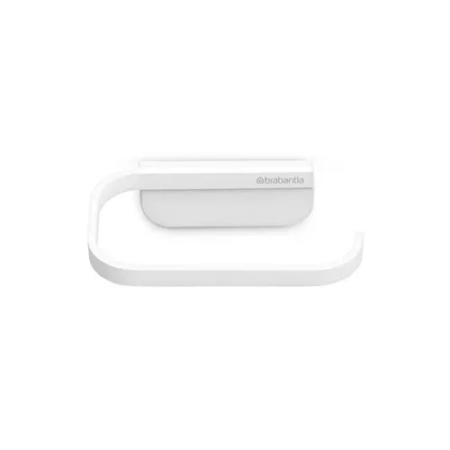 מתקן נייר טואלט Brabantia - לבן MIndSet (קידוח) מתוך קולקציית מתקנים לנייר טואלט (תצוגה מזווית עליונה) - פריט מעוצב לעיצוב חלל רחצה מודרני ויוקרת