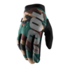 כפפות רכיבה 100% שחור - BRISKER GLOVE CAMO