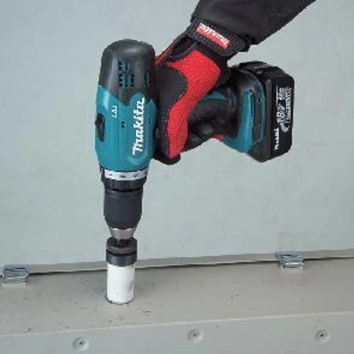 מברגה/מקדחה + 2 סוללות 1.5A - מקיטה Makita - דגם  DDF453 RYE18V