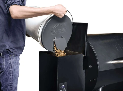 דלי מפח עם מכסה ומסנן למעשנת בשר וגריל - Traeger טרייגר