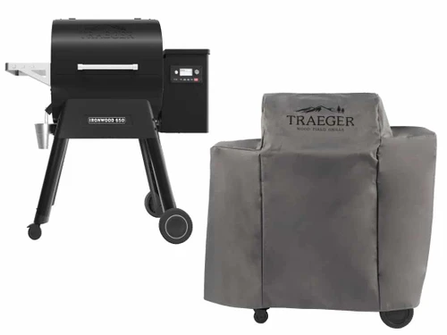 כיסוי למנגל, מעשנת בשר וגריל בשר - Traeger טרייגר - דגם איירונווד 650