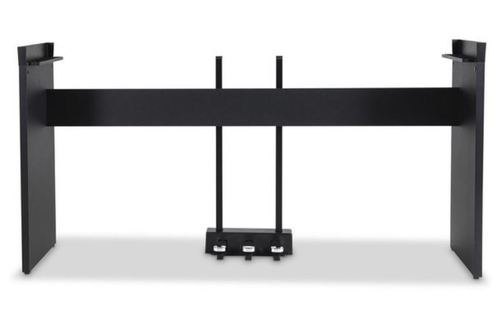 סטנד עץ מקורי בצבע שחור 120730001 כולל שלישיית פדאלים WS-PP3 לפסנתר חשמלי PP3 מבית GEWA (Germany)