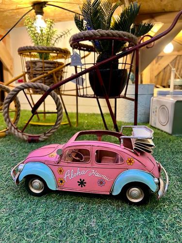 חיפושית רטרו ורודה 