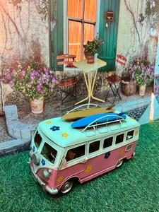 ואן טיולים רטרו גלשנים ורוד