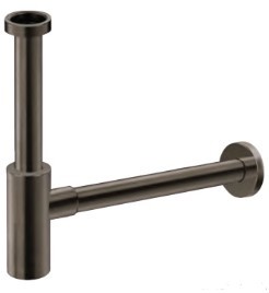 סיפון עגול נפטון 801571GM לכיור רחצה שחור מוברש PVD חמת