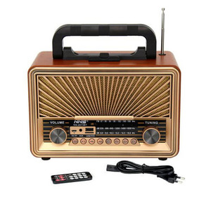 רדיו בעיצוב רטרו בלוטוס עם שלט NNS Radio Retro Style NS2073BT