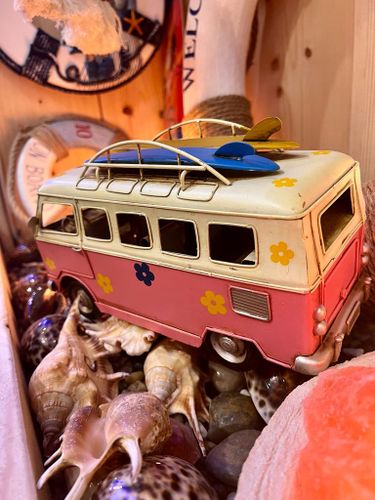 ואן טיולים רטרו גלשנים ירוק