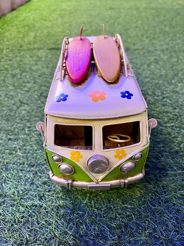 ואן טיולים רטרו גלשנים ירוק