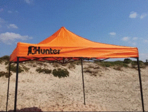 גזיבו מתקפל איכותי כתום 3X3 מטר Hunter
