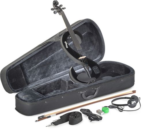 כינור חשמלי Stagg EVN 4/4 BK