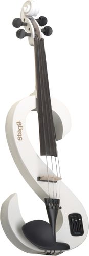 כינור חשמלי לבן Stagg EVN 4/4 WH