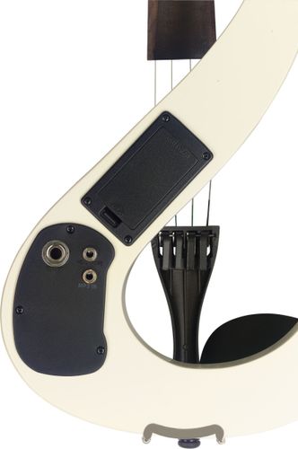 כינור חשמלי לבן Stagg EVN 4/4 WH