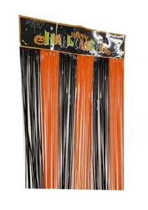 וילון פרנזים כולל באנר Happy Halloween