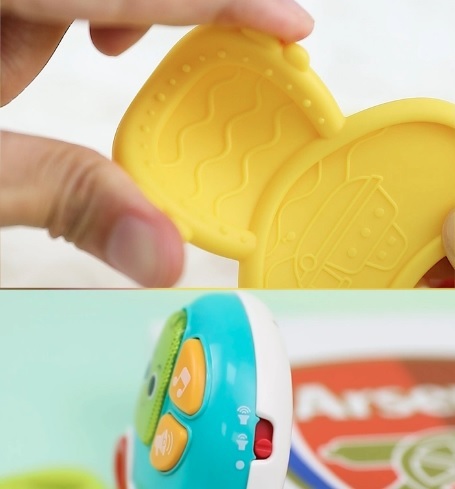 נשכן בצורת מחזיק מפתחות מוזיקלי לרכב עם אורות ואפקטים