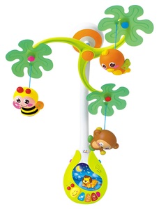 מובייל מוזיקלי עם 3 מנגינות Brainwave Stimulator - חיות