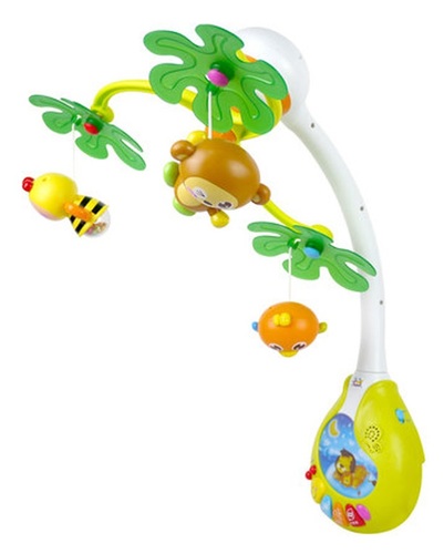 מובייל מוזיקלי עם 3 מנגינות Brainwave Stimulator - חיות