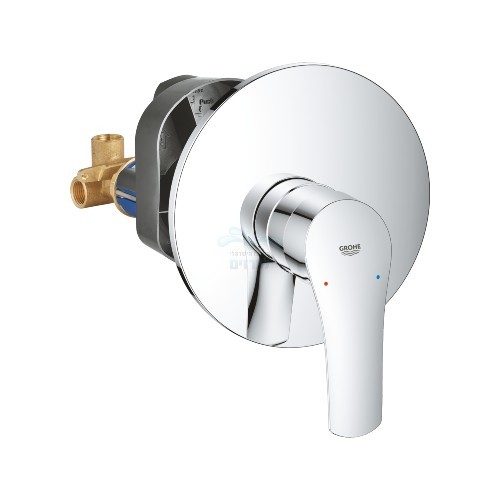 33305003 GROHE | סט אינטרפוץ קומפלט 4 דרך | כרום ניקל | EUROSMART יורוסמארט גרואה.