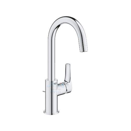 ברז פרח Grohe 23537003 ניצב לכיור רחצה EUROSMART | פיה קשתית | כרום ניקל