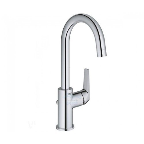 23090000 GROHE | ברז פרח ניצב לכיור רחצה BAUCURVE | פיה קשתית | כרום ניקל גרואה.