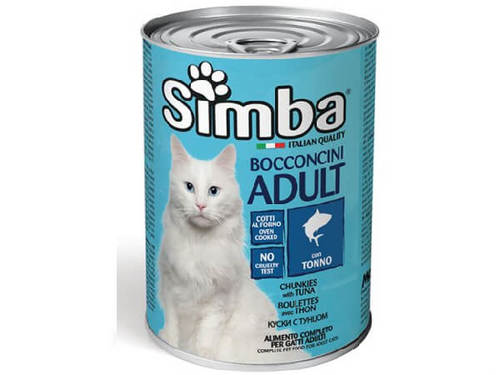 סימבה שימור לחתול נתחי טונה 400 גרם - Simba