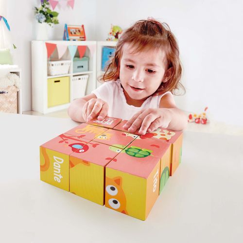 פאזל 9 קוביות החברים של פפה הכלבלב - HAPE 