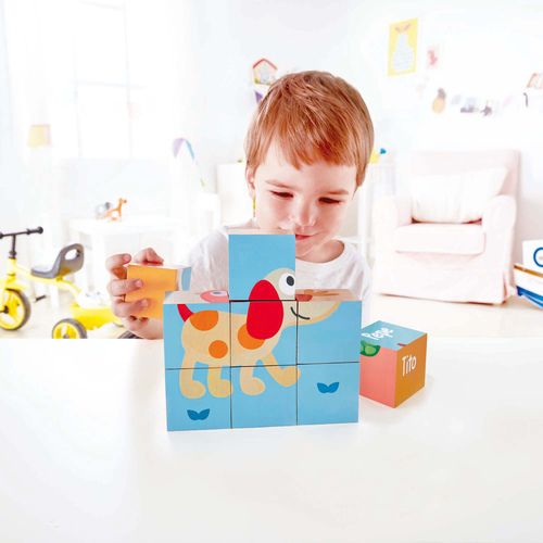 פאזל 9 קוביות החברים של פפה הכלבלב - HAPE 