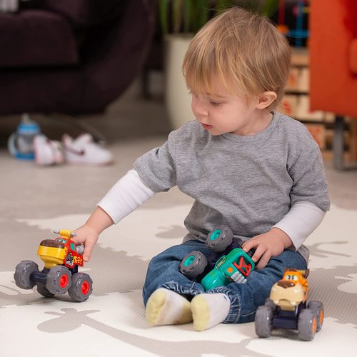 משאית מפלצת עם קפיץ - שור