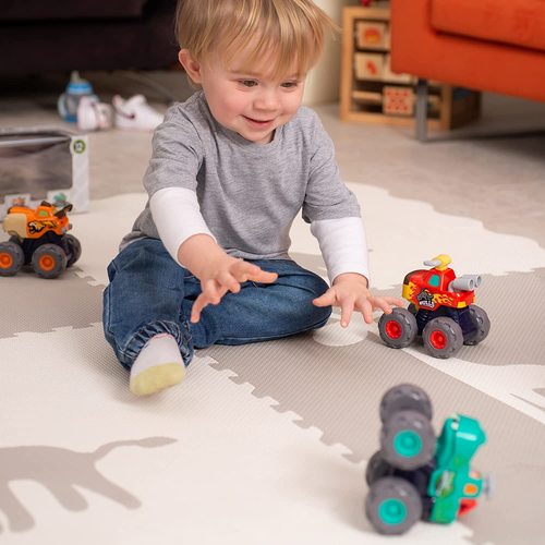 משאית מפלצת עם קפיץ - שור