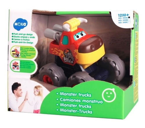 משאית מפלצת עם קפיץ - שור